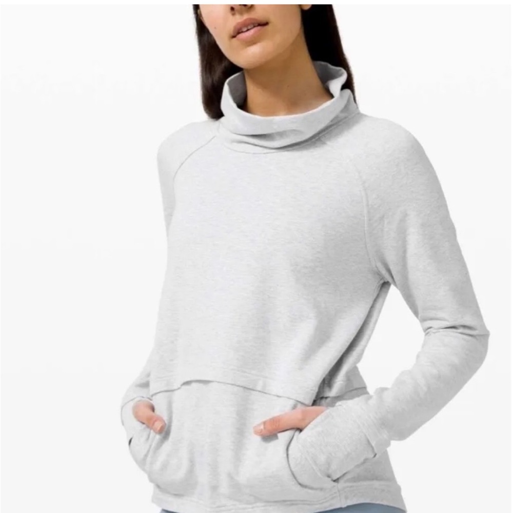 Lululemon Find Your Unwind Grey Pullover Sweater